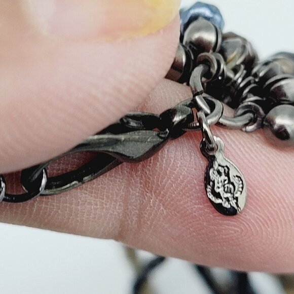 Premier Designs Natural Beauty  Multi Strand Necklace 17" - 21"  Browns & Grays - Picture 4 of 8